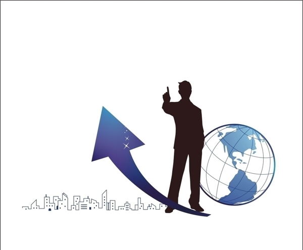 科技矢量商務(wù)人物圖片
