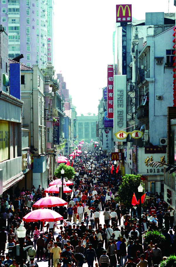 江汉路街景图片