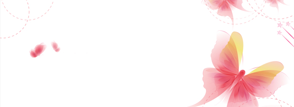 花朵簡約音樂背景banner