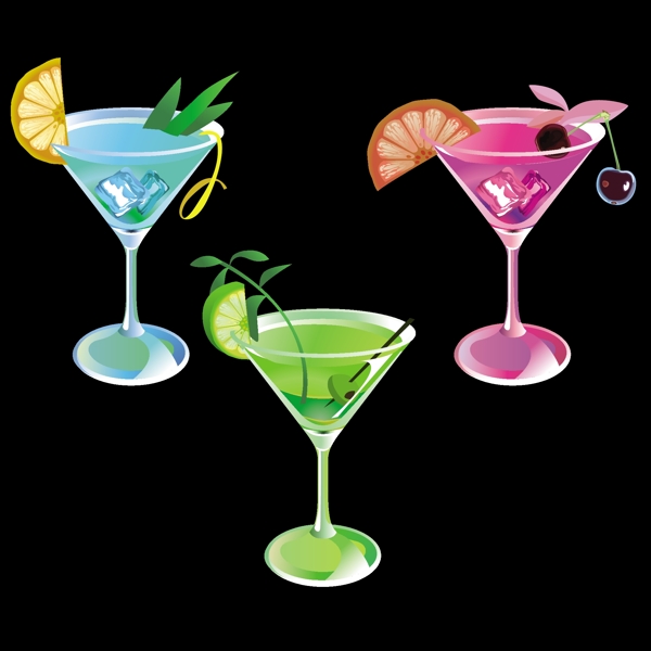 美麗的夏日飲品