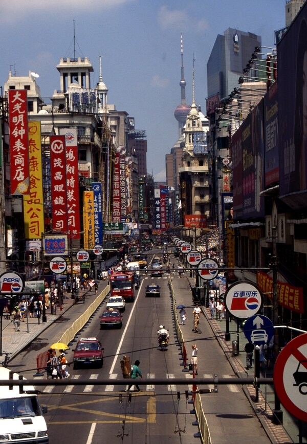 上海南京路街景图片