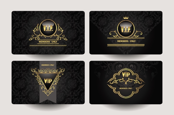 金色大氣的VIP標(biāo)志矢量素材