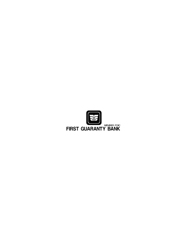FirstGuarantyBanklogo设计欣赏FirstGuarantyBank金融机构LOGO下载标志设计欣赏