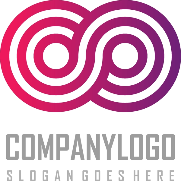 音乐类多用途标识logo互联网形状