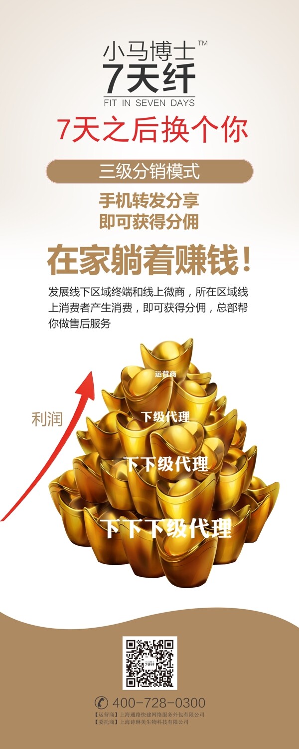 易拉寶減肥7天纖維棕色