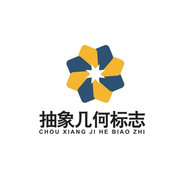 抽象幾何圖案logo
