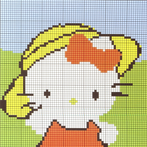 毛衫圖案貓咪hellokitty帽子免費素材