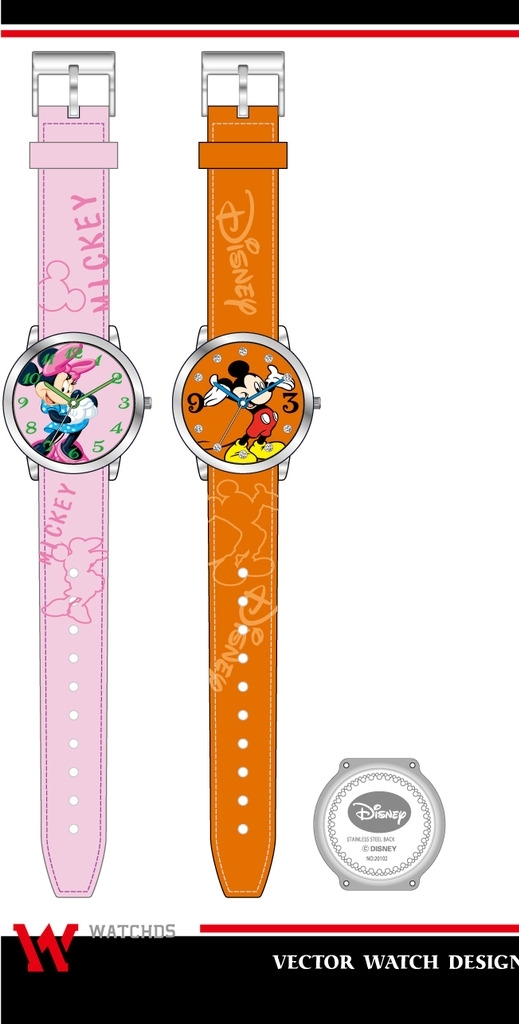 迪士尼手表设计