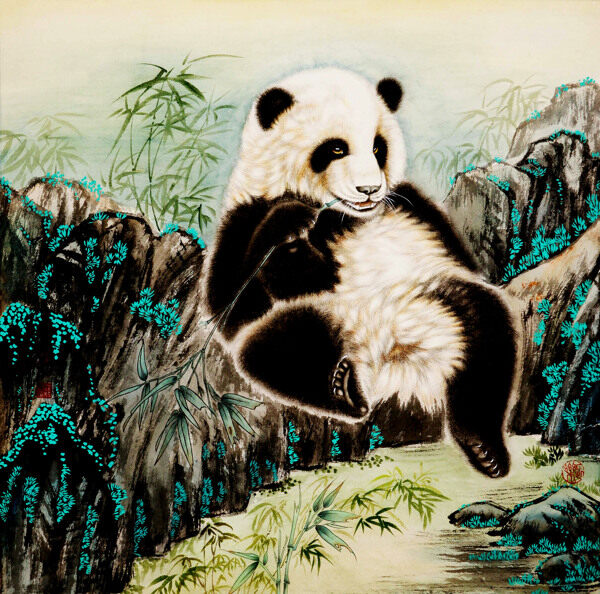 中国瑰宝熊猫图片