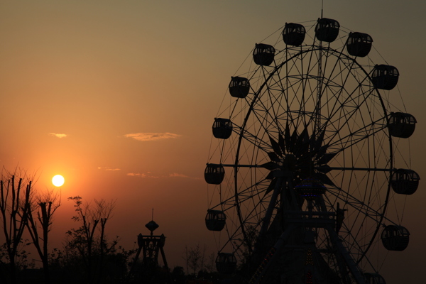 夕陽圖片