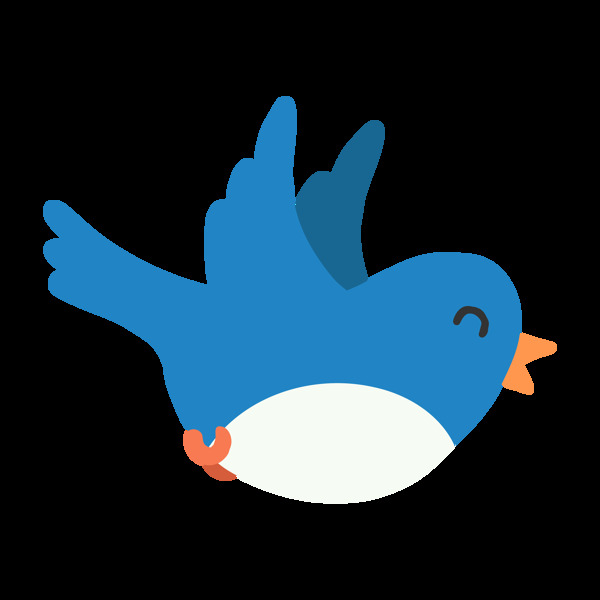 卡通鳥