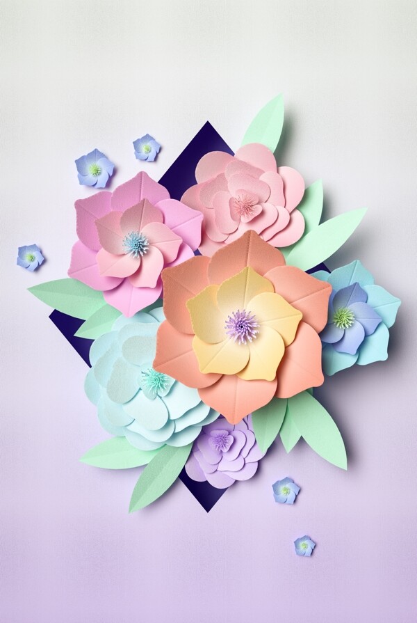 创意折纸花朵