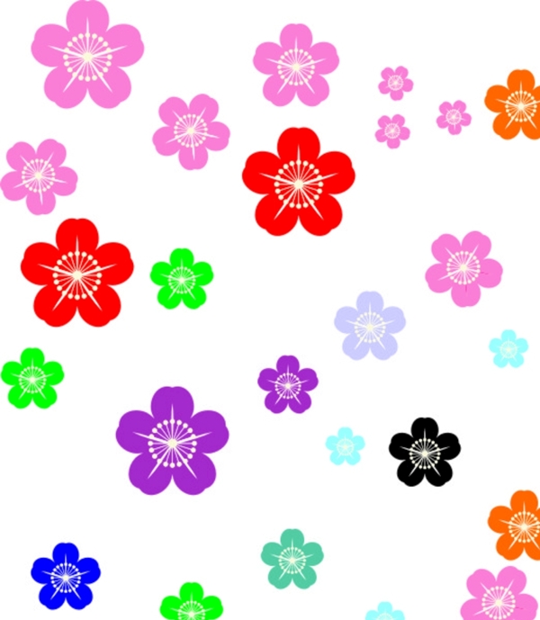 花瓣桃花