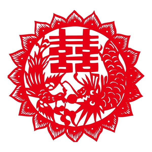 矢量圖風(fēng)格中國風(fēng)民族風(fēng)剪紙免費(fèi)素材