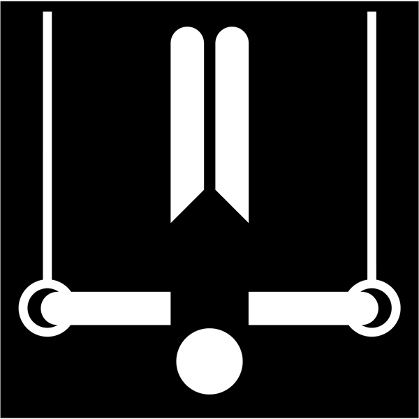 體操運(yùn)動(dòng)人物矢量圖