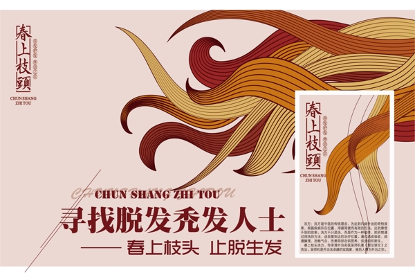 脫發(fā)禿發(fā)海報