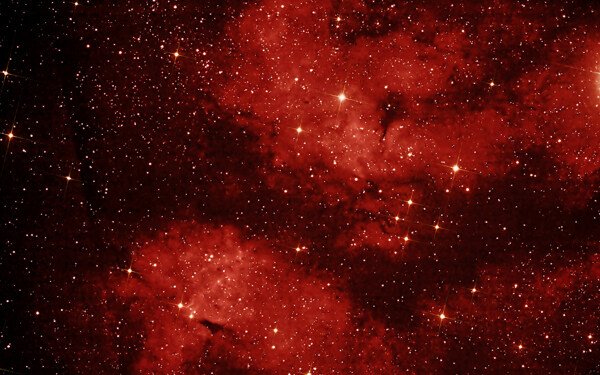 红色星云图片