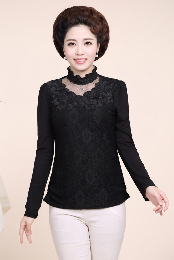 女裝媽媽裝淘寶女裝婦女裝圖片