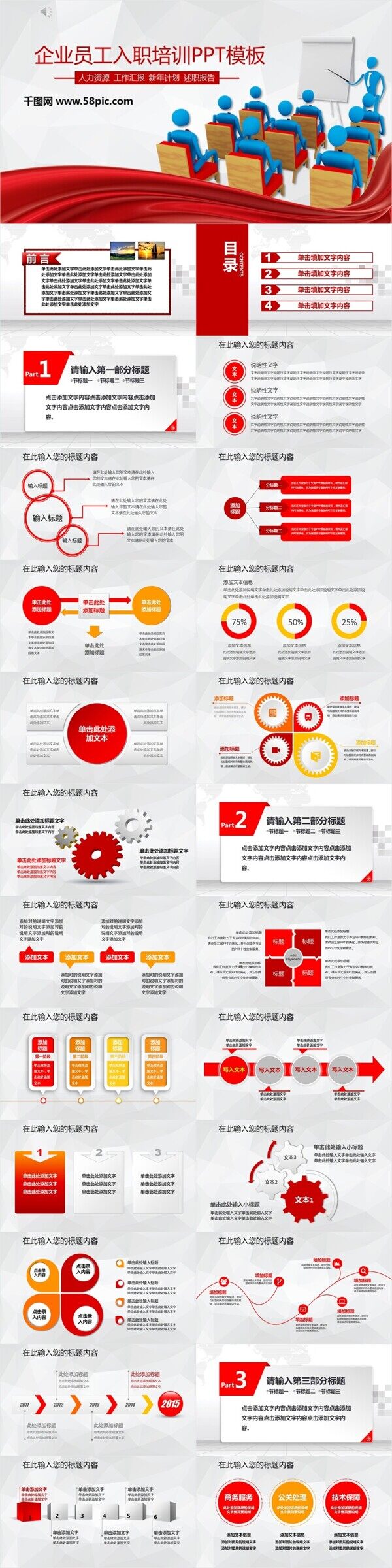 簡(jiǎn)潔大氣實(shí)用入職培訓(xùn)通用PPT模板