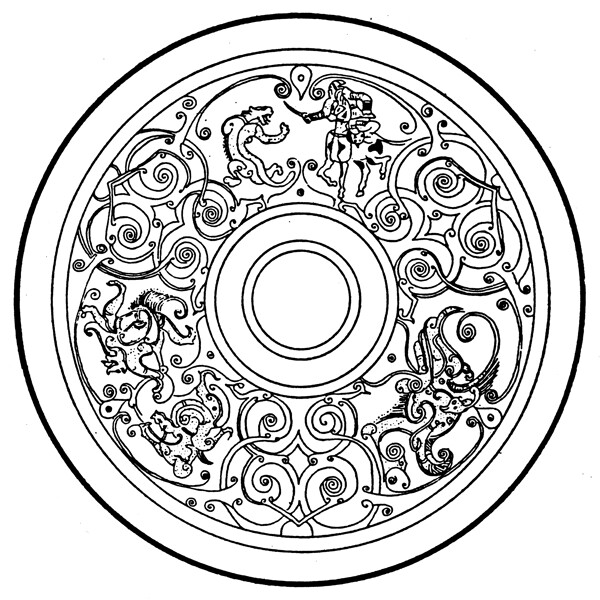 春秋戰(zhàn)國圖案青銅器圖案中國傳統(tǒng)圖案211