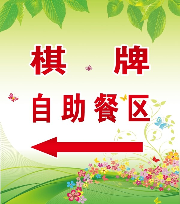 花紋指示牌圖片