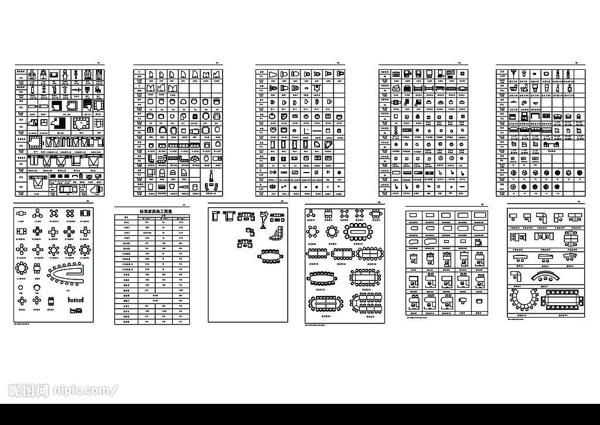 CAD室内设计图块图片