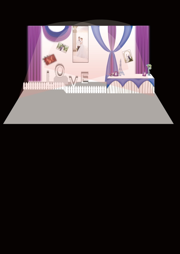 紫色展示區(qū)