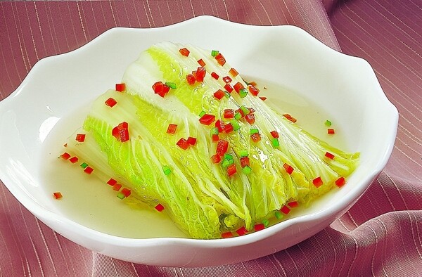 熗汁娃娃菜圖片