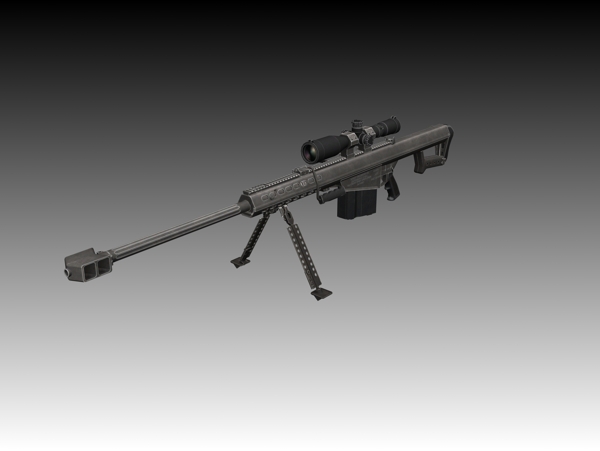 巴雷特M107狙击步枪图片
