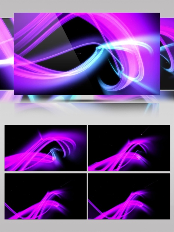 紫色暗光烟缕视频素材