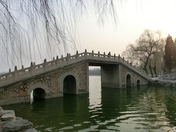 圆明园石拱桥图片