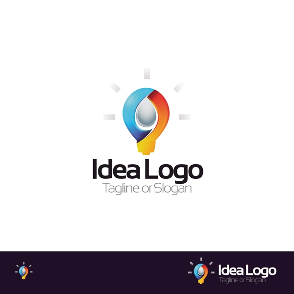 摘要logo模板