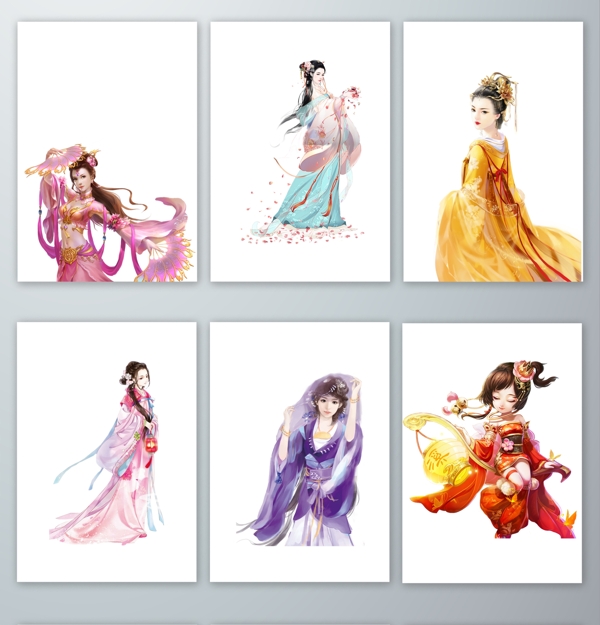 美女PNG免摳素材