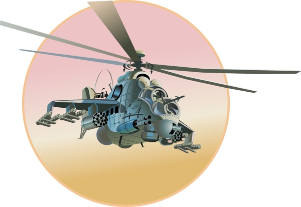飞机直升机战斗机军事素材
