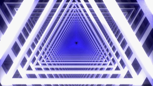 舞臺led三角形視頻素材