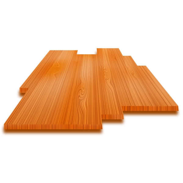 拼凑的木质木板插画