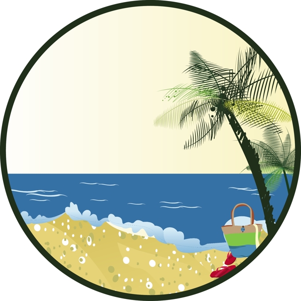 夏天的插圖