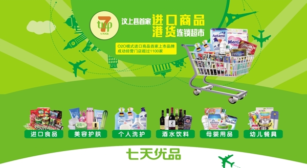 七天優(yōu)品展板圖片
