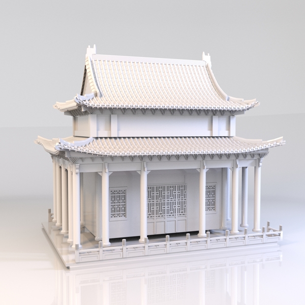 中國(guó)風(fēng)古典建筑之皇宮偏殿