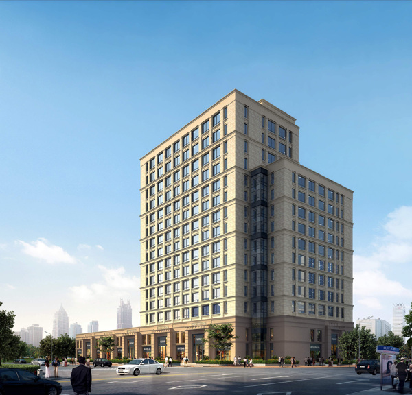 15層辦公大樓效果圖