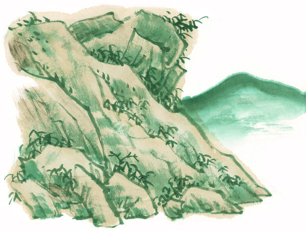 水墨山水畫圖片