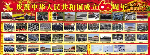 2009国庆阅兵展板图片