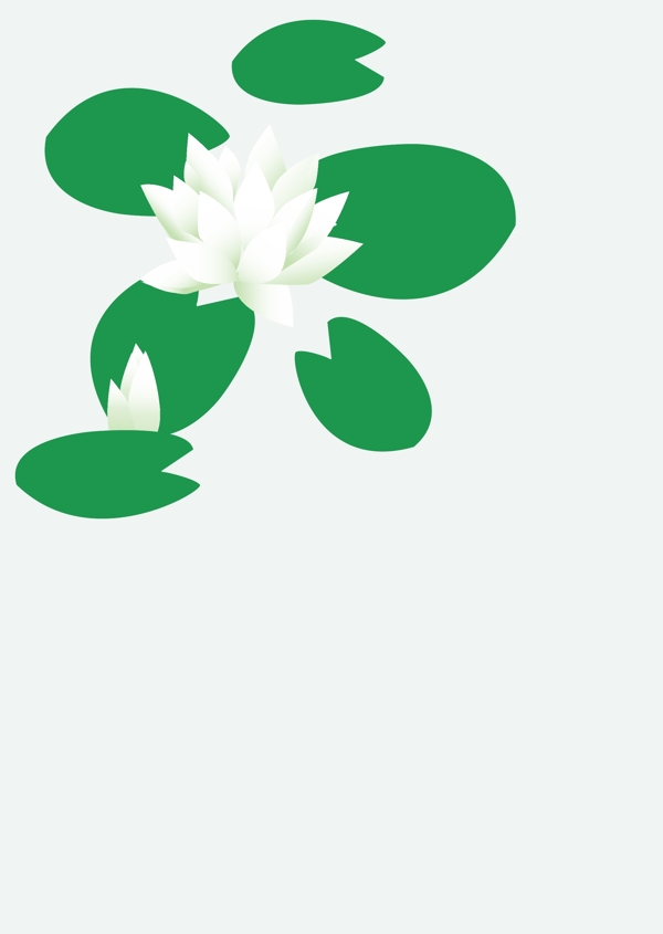 荷花矢量圖片
