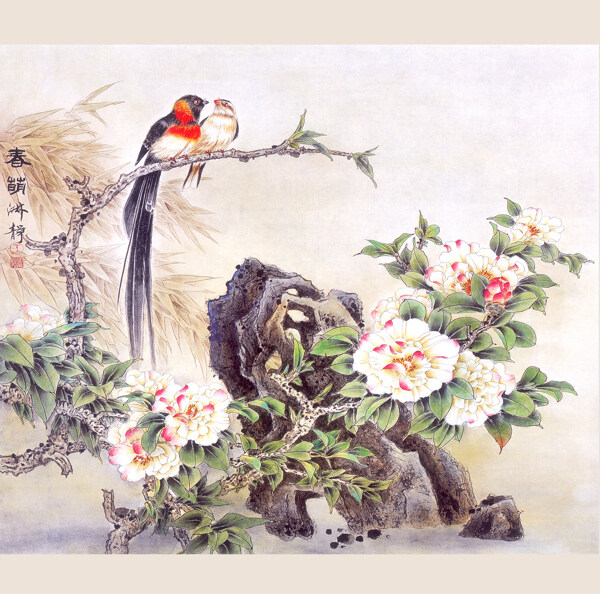 國畫花鳥圖