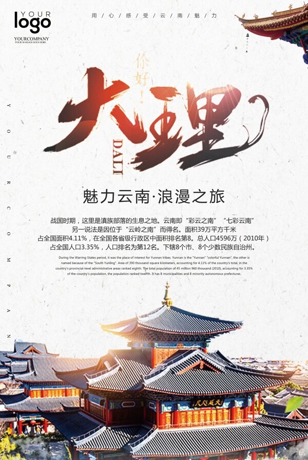 2017云南大理旅游海报