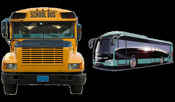 校车公共汽车免抠png透明图层素材