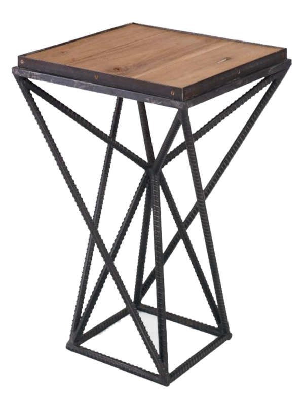 简约铁艺木质桌子设计