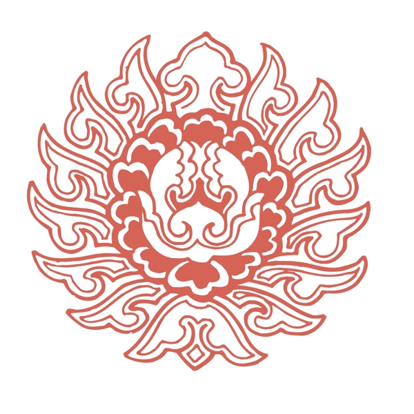 复古中式花纹边框