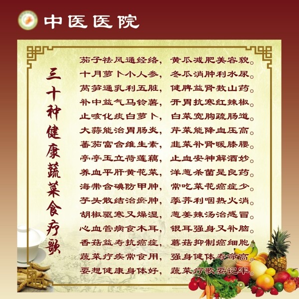 中醫(yī)健康歌圖片