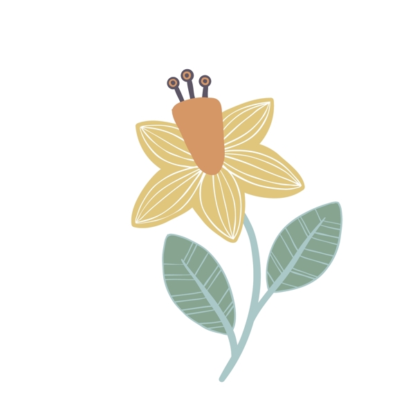 卡通花